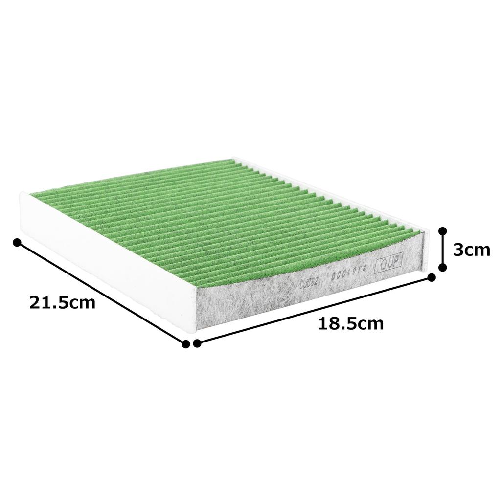 DENSO Car Air Conditioner Clean Air Filter DCC1014 High Dust Compatibility Confirmation Filter, (014535-3110), Removal, PM2.5 Protection,