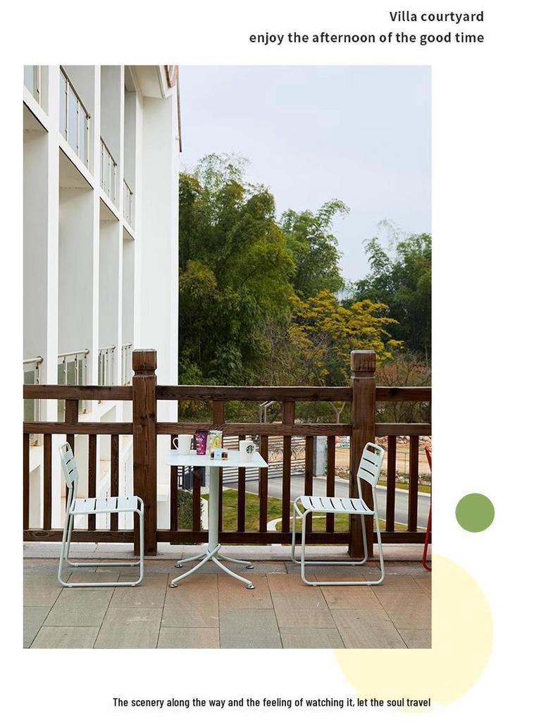 All-Aluminum Outdoor Cafe Table and Chairs Set with Sun Protection and Waterproof Features for Patios and Balconies