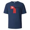 Surprise Print T-Shirt 100% Cotton Summer Tees For UnisexOversize Casual Tops