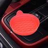Car Cup Coaster Silicone Non-Slip Water Cup Mat with Finger Groove Design Washable Car
