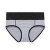 Minimalist Mid Waist Briefs Plus Plus Oversized Underwear with Cotton Lifting Buttocks Waist Cinching Triangle Panties for Women