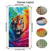 Алмазная живопись Новая коллекция Тигр Diy Полная вышивка стразами Дикие животные Мозаика Наборы для вышивки крестом Декор для стен
