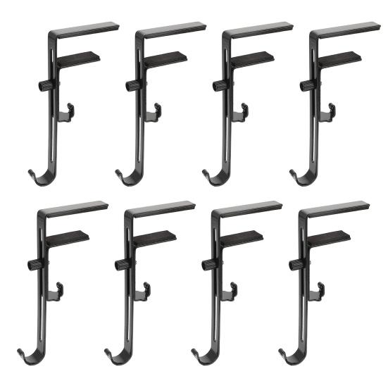 4/6/8 шт. Рождественский держатель для чулок 2-в-1, регулируемая вешалка для камина, гирлянда, чулки, нет