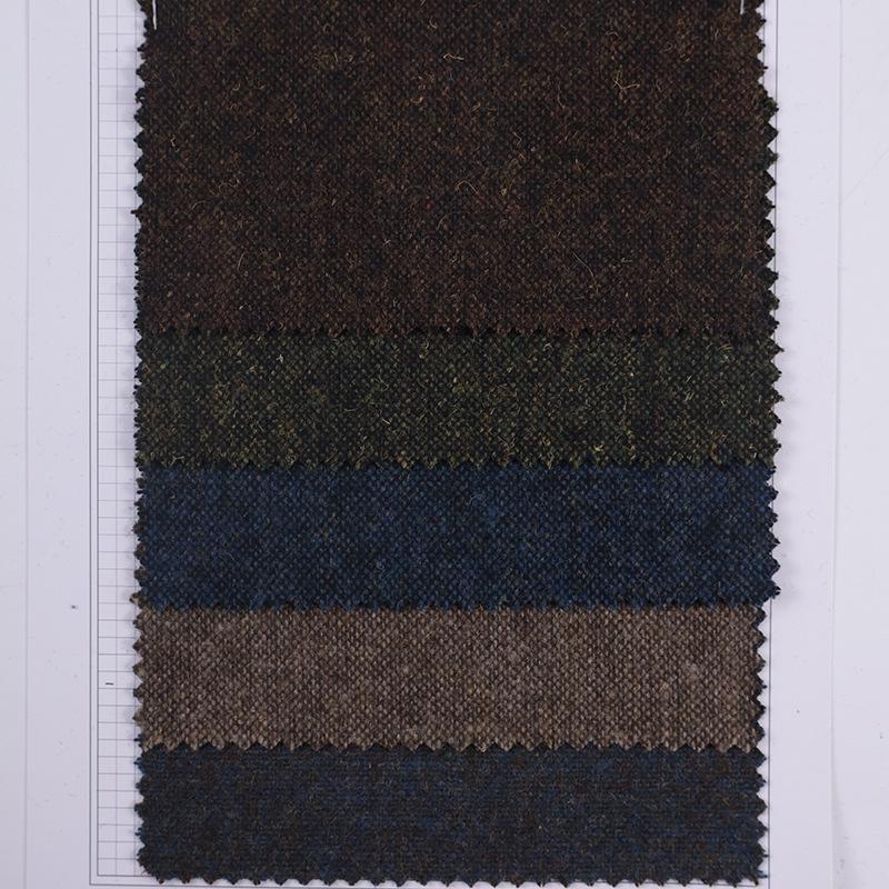 300G Steel Tweed шерстяная пальтовая ткань - Осень/Зима Женская мода