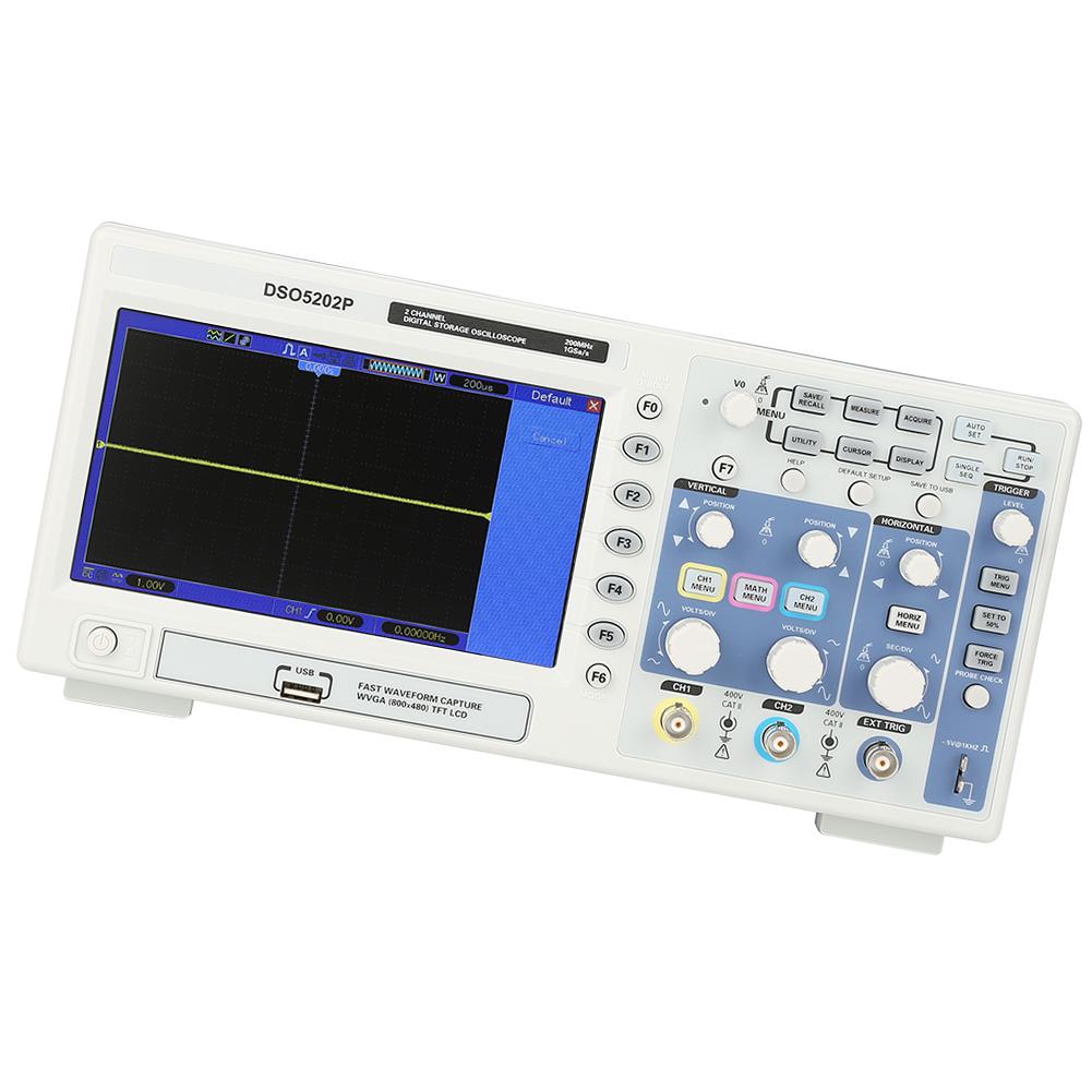 Hantek DSO5202P Digital Storage Oscilloscope 200MHz 2Channels 1GSa s