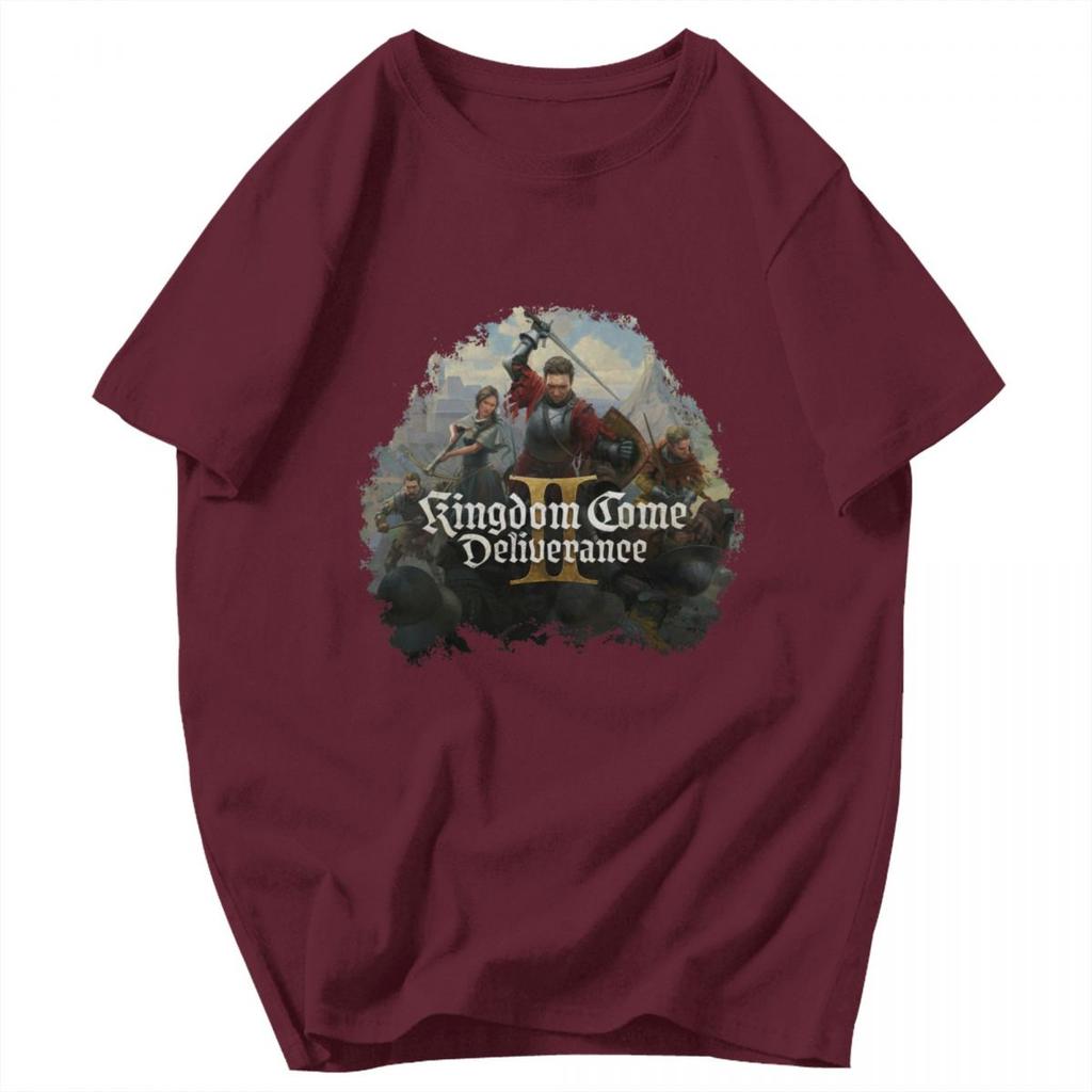 Мужская футболка Kingdom Come Deliverance Летние Графические футболки Y2K Унисекс Топы Футболки