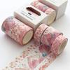 3 Rolls Washi Masking Tape, Japanese-Style Print, DIY Crafts Falling Cherry Blossoms