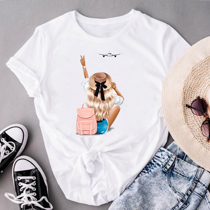 Футболка с графическим рисунком, с коротким рукавом, в стиле кофе, в стиле любви, милый летний топ 90-х годов, женская футболка с принтом, повседневная женская модная футболка