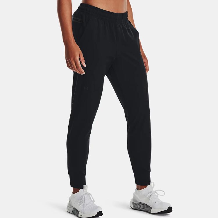 Under Armour Неостанавливаемые однотонные повседневные джоггеры женские низы черные 1376926-001