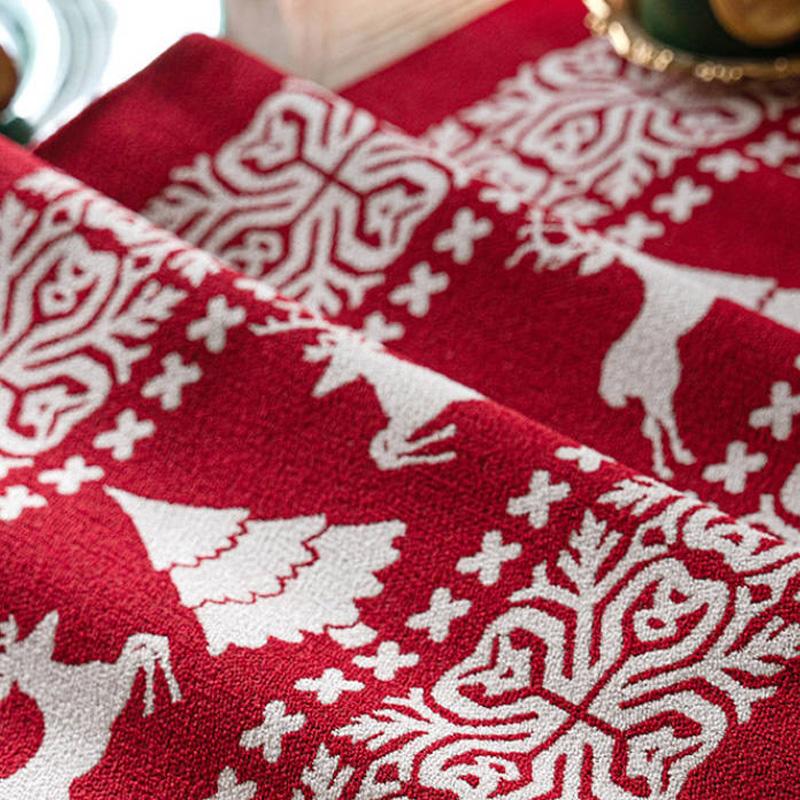 1 шт. Праздничные узоры Рождественская дорожка для стола 35*160 см с Санта-елкой Снеговик крышка стола