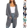 Women's Fashion Casual Open Front Long Sleeve Chunky Knit Cardigans Sweaters Outerwear Coats