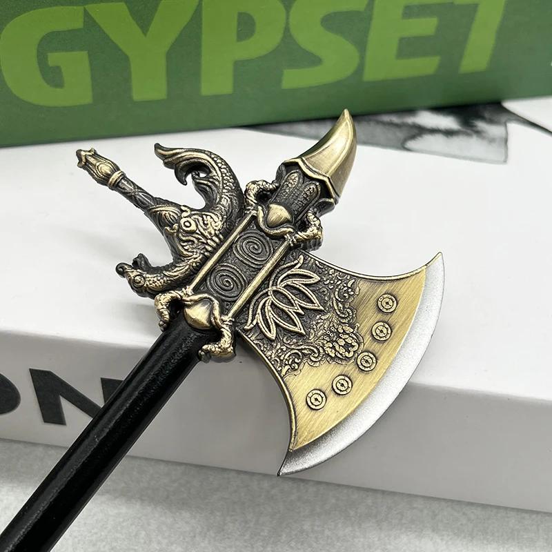 18cm Black Myth: Wukong Game Replica Mountainsplitting Axe 1:6 Metal Model Erlang, the Sacred Divinity Ornament Toy Gift