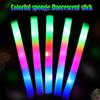 Concert Light Up for Party Festival Glow Sticks Colorful Flashing LED Foam Stick RGB LED Cheer Tube