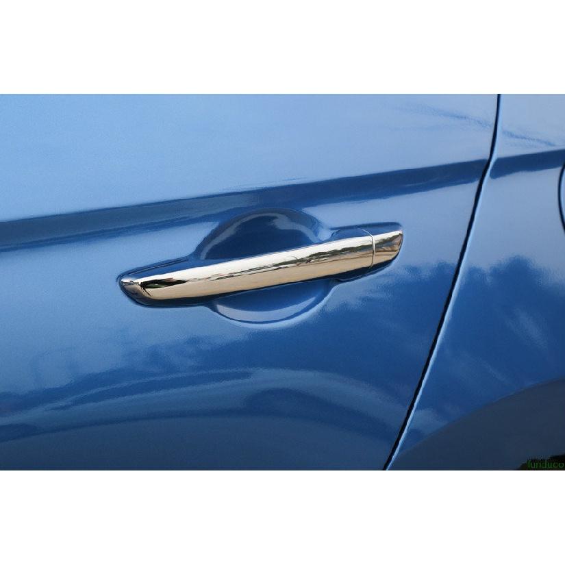 Для Hyundai Verna Elantra 2017 2018 глянцевая черная ручка двери автомобиля Накладка Наклейка Стайлинг Авто