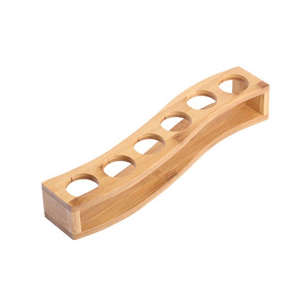 С 6 слотами подставка для стопок простая в использовании витрина для стопок хранение стопок бокалы для вина