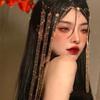Vintage Hair Jewelry Chinese Style Long Tassel Hair Ornament Forhead Decoration Retro Hairpin Women'S Bridal Hair Ornament