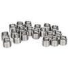 20Pcs Thread Repair Reducer Nut Thread Conversion Sleeve Bushing Screw Fastening M12 X 1.251.5D