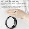 Jackcom R4 Smart Ring Wearable Device NFC Magic Ring Waterproof Health Men Women Ring Jewelry for IOS Android Phone Black Ring