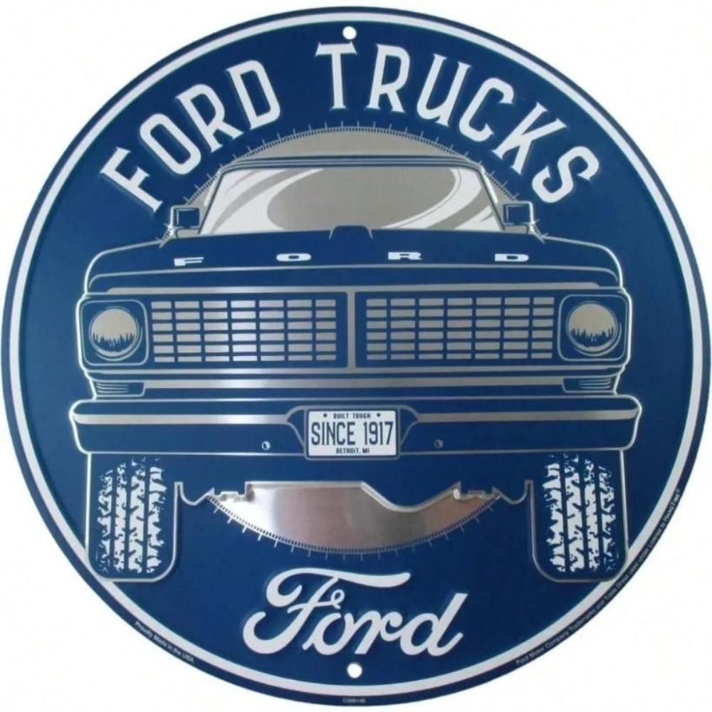 Винтажная металлическая жестяная табличка Ford F-150 Пикап Настенное искусство Ретро Декор гаража для автолюбителей