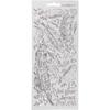 Stickers - Silver - Feathers - 1 Piece - Peel Off - Mixed - Adult