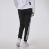adidas Классические трикотажные джоггеры с тремя полосками, женские брюки, черные GP7131