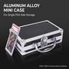 Индивидуальный мини-кейс из алюминиевого сплава для хранения одной slab-капсулы PSA, держатель для грейдированных карт, маленький переносной кейс, портативный кейс для игрушек, моделей, инструментов