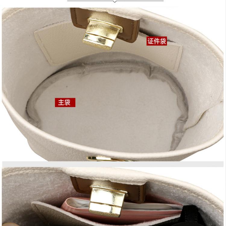 IELGY All-Match Bucket Bag Fashion Commuter Messenger Shoulder Bag