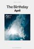 Группа The Birthday Партитура "Апрель"