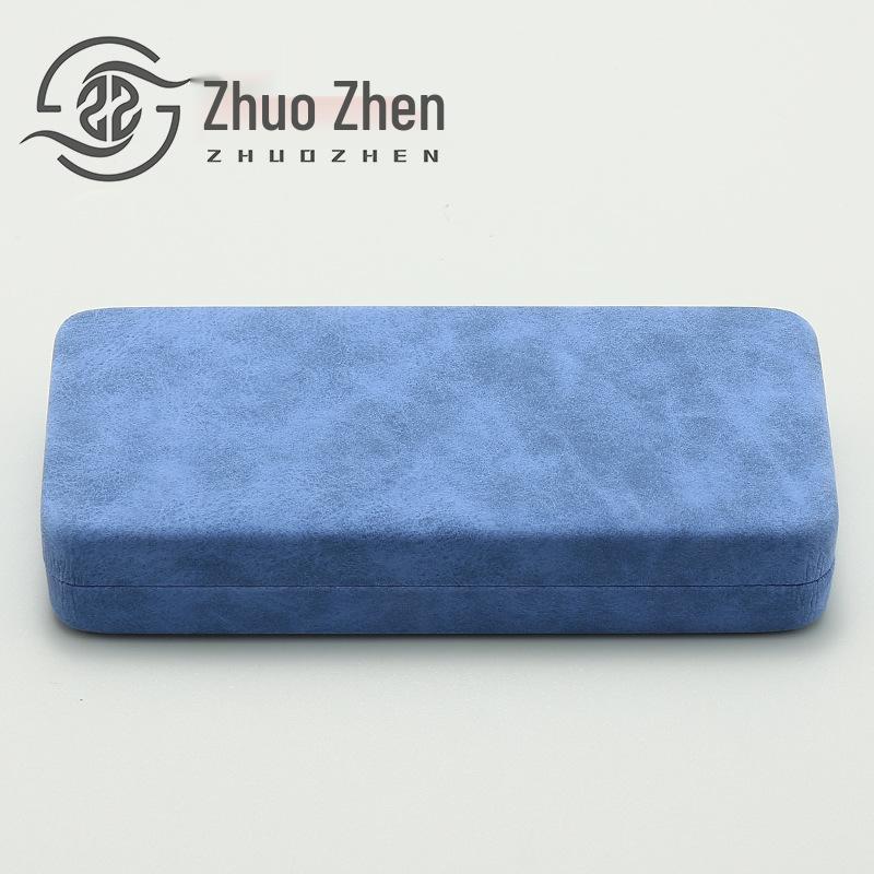 Компрессионно-стойкий чехол для очков с узором овчины: Кожа-Железо Смесь для Миопии и Пресбиопии, Настраиваемая Печать.