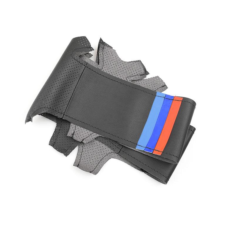 Автомобильные аксессуары, внутренняя отделка рулевого колеса из перфорированной кожи для BMW E46 Coupe 2000-2006 E39 X5 E53 2000-2003 Z3