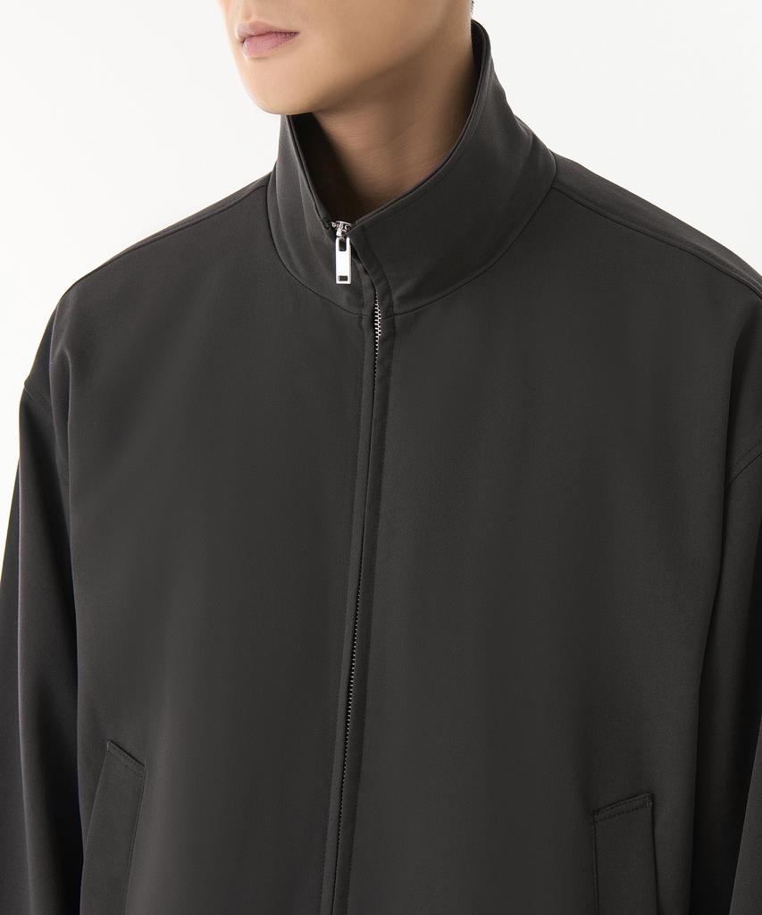 Musinsa Standard High-Neck Minimal Blouson Jacket [Gunmetal]