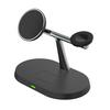 Magnetic Wireless Charger Stand for IPhone 15/14/13 Pro Max for Apple Watch Ultra/SE/9 for AirPods Pro 3-in-1 Charging Station