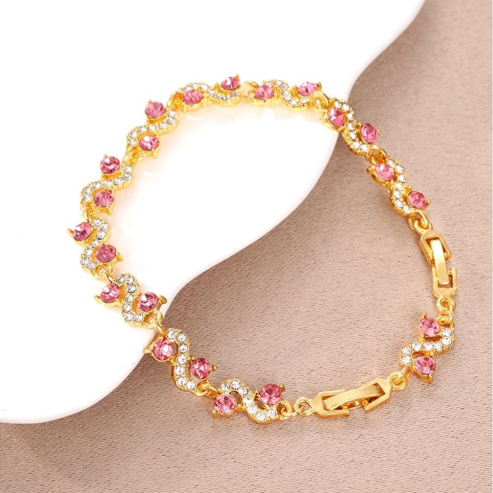 Sparkling Stones Women Bracelet Shining Zircon Bracelet Rhinestone Bracelet Wedding Jewelry