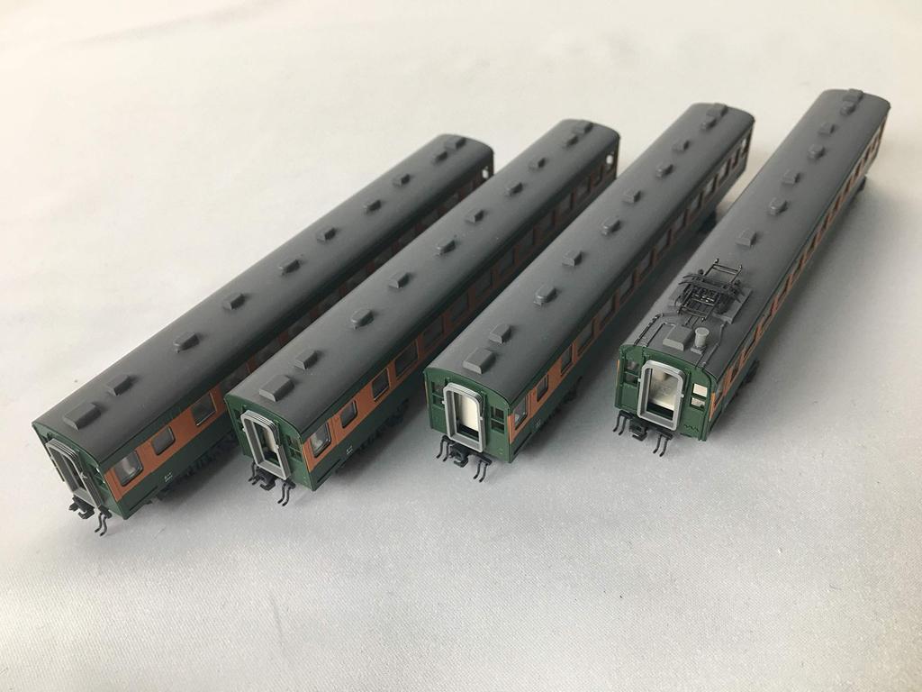 KATO N Gauge 80 Series Semi-express Tokai/Hiei Additional 4-car Set 10-380 Railway Model Train