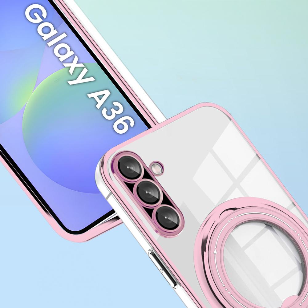 Magnetic Case for Samsung Galaxy A36 5G, for MagSafe, pink