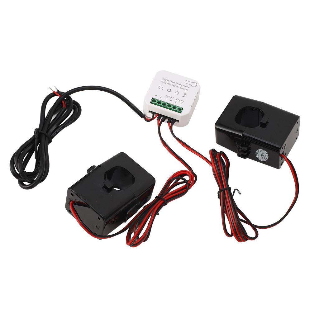 Smart Energy Meter APP Monitoring Power Electricity Monitor with 2x200A Current Transformer AC90‑250V