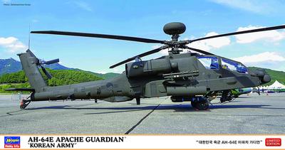 Пластиковая модель вертолета Apache Guardian корейской армии Хасегава 07493 1/48 AH-64E