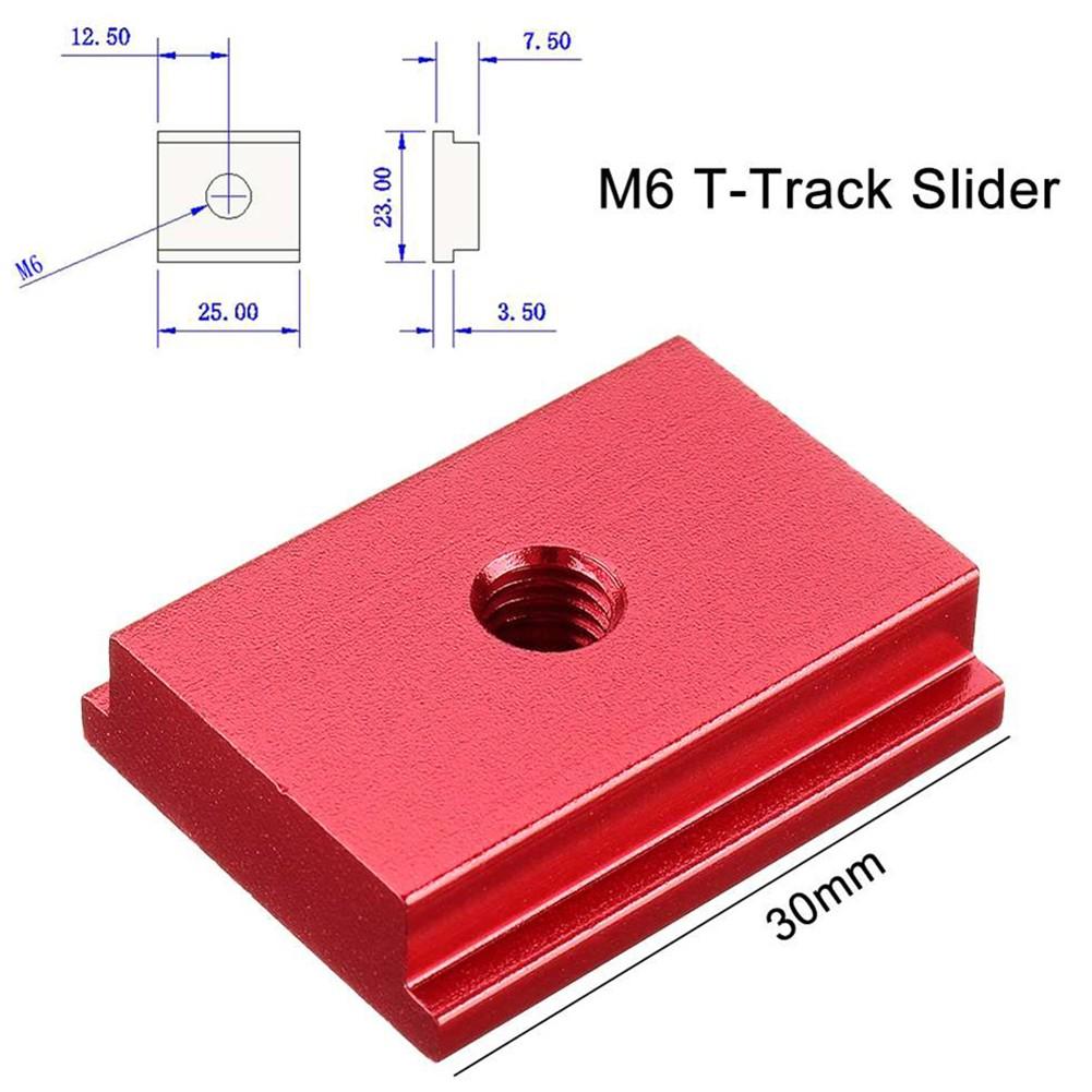 T-track Slider For Woodworking Table Miter Saw Aluminum Alloy