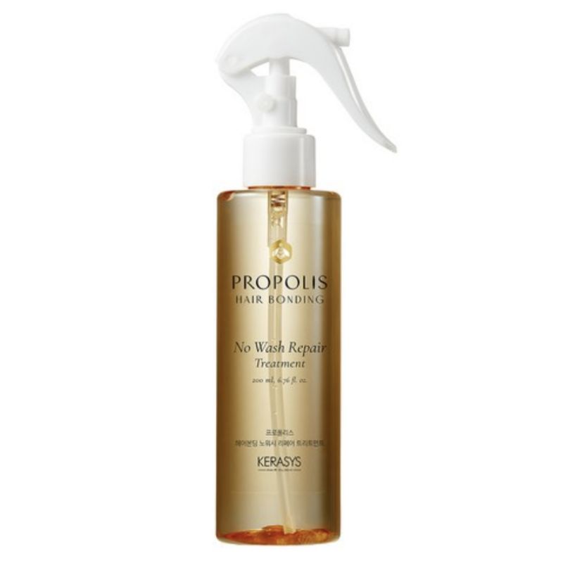 KERASYS Прополисная несмываемая восстанавливающая сыворотка для волос 200 мл – Питательное несмываемое средство для ухода за волосами