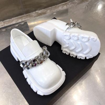 Женские туфли на плоской подошве в стиле Лолита Мэри Джейн для женщин, весенние женские туфли на платформе, винтажные мягкие туфли-оксфорды с цепочкой