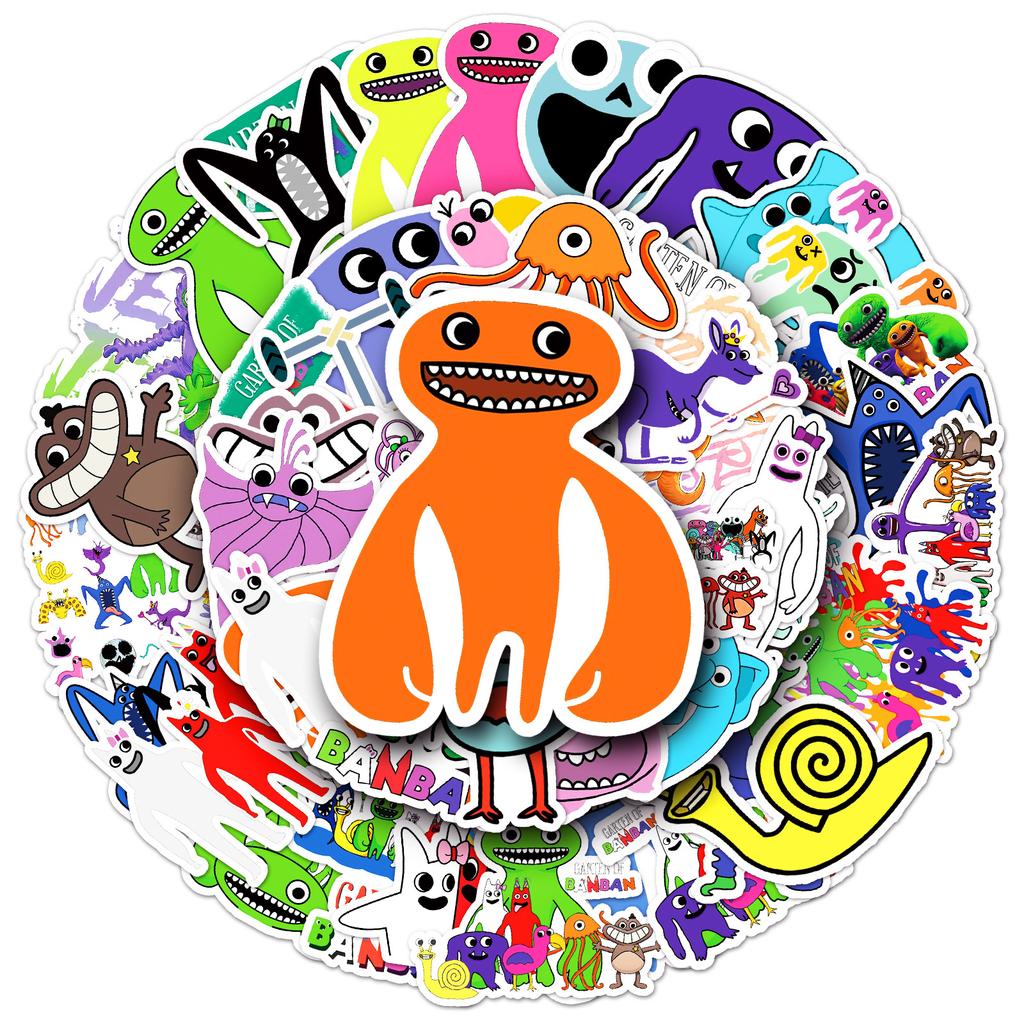 Stickers Rainbow Friends Rainbow Friends Sticker Pack Stickers Set of Stickers 50 Pcs