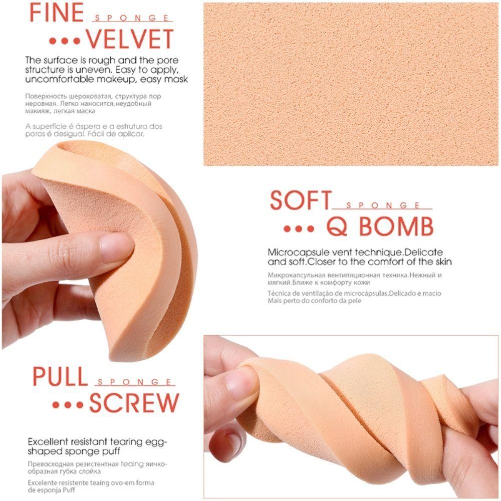 10pcs Wet Dry Use Face Cleaning Makeup Foundation Round Shape Cosmetic Soft Powder Puff