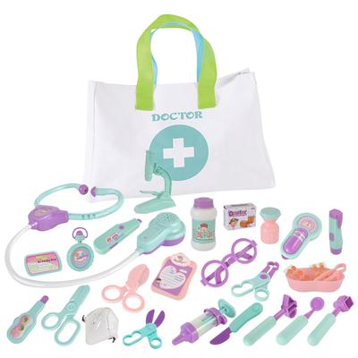 OTONOPI Play Doctor Набор для доктора, игровой домик с сумкой для хранения, мини-игровой набор для доктора, ролевые игры, развивающие игрушки, набор из 28 предметов, развивающие игрушки для мальчиков