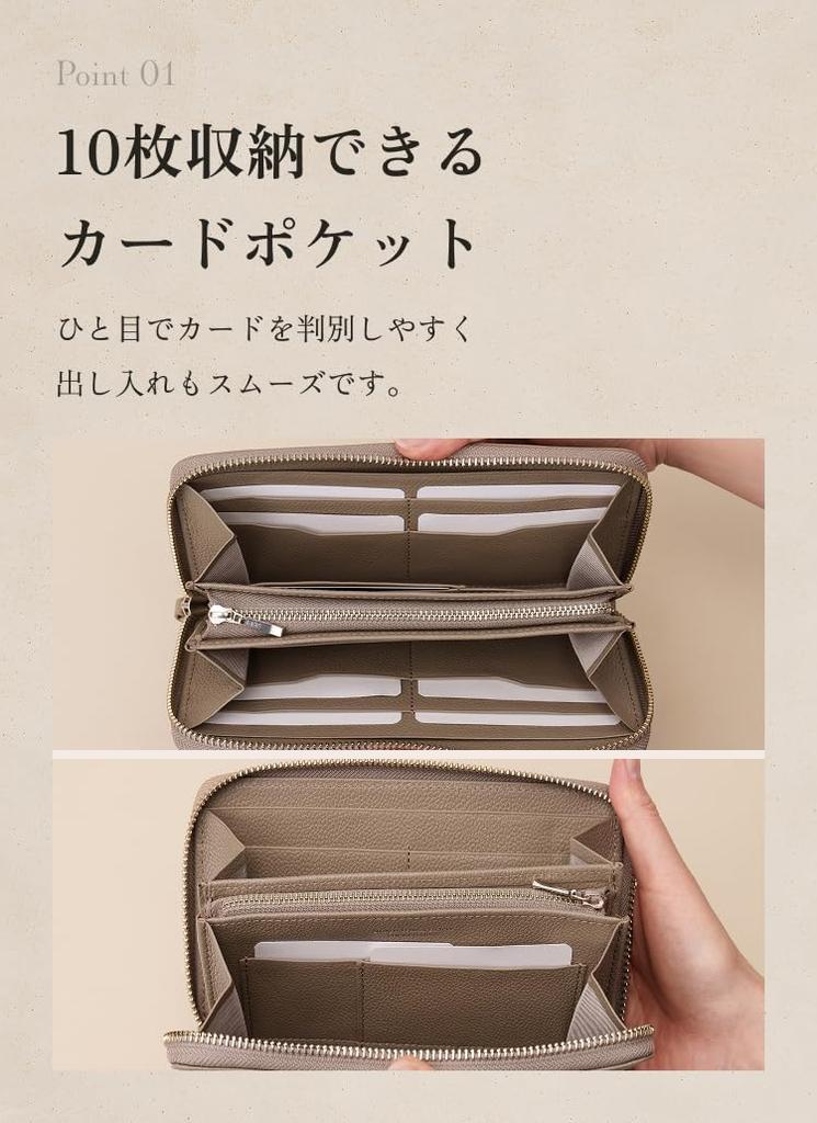 Кошелек-портмоне на круговой молнии Business Leather Factory, водоотталкивающая оригинальная натуральная коровья кожа, унисекс, большая вместимость, 13 карманов, разделитель,