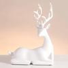2 шт. настольный орнамент оленя смоляные фигурки оленя стоящего и лежащего оленя