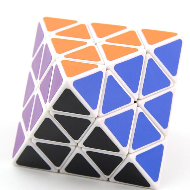 POTAN Lanlan Magic Cube Октаэдр Алмазы Наклейка Гладкий скоростной куб Развивающая игрушка
