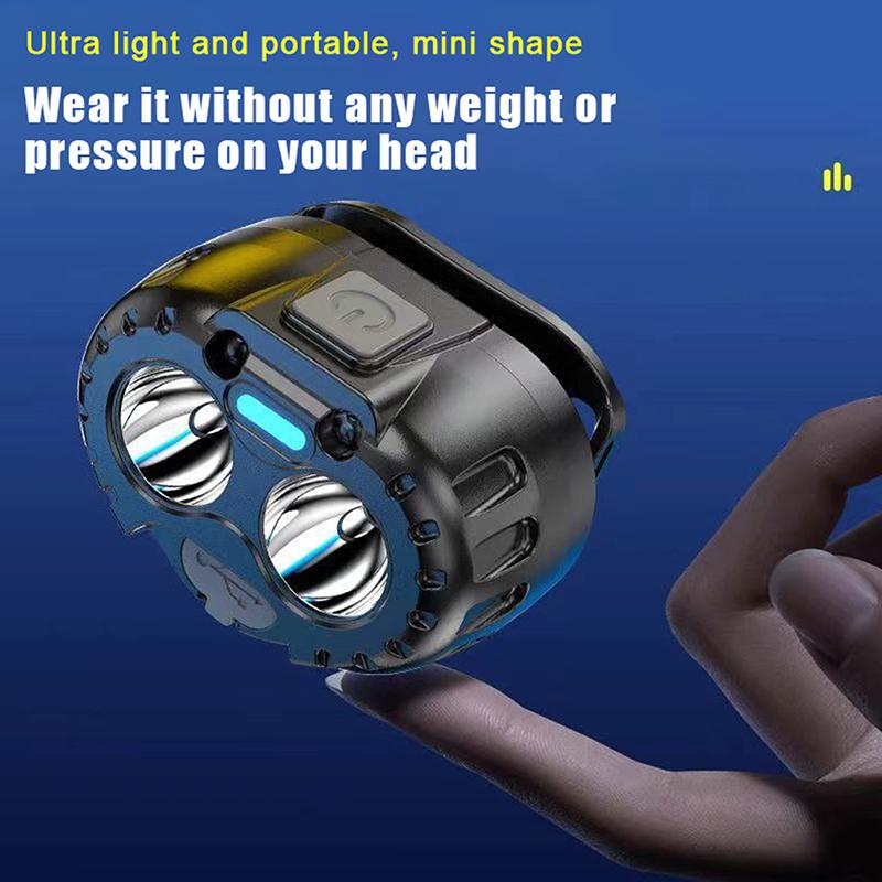 Powerful Led Headlamp Ipx4 Waterproof Emergency Head Flashlight Led Headlamp For Outdoor Fishing Camping Hiking Searchlight