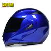 VIRTUE Motorsport Electric Non Motorcycle Helmet Men's Half Helmet Double Lens Full Helmet Running Helmet Carbon Fiber Pattern Road
