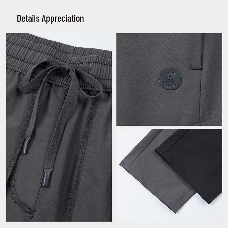 MONTAGUT Men's Easy-Care Straight-Leg Casual Pants