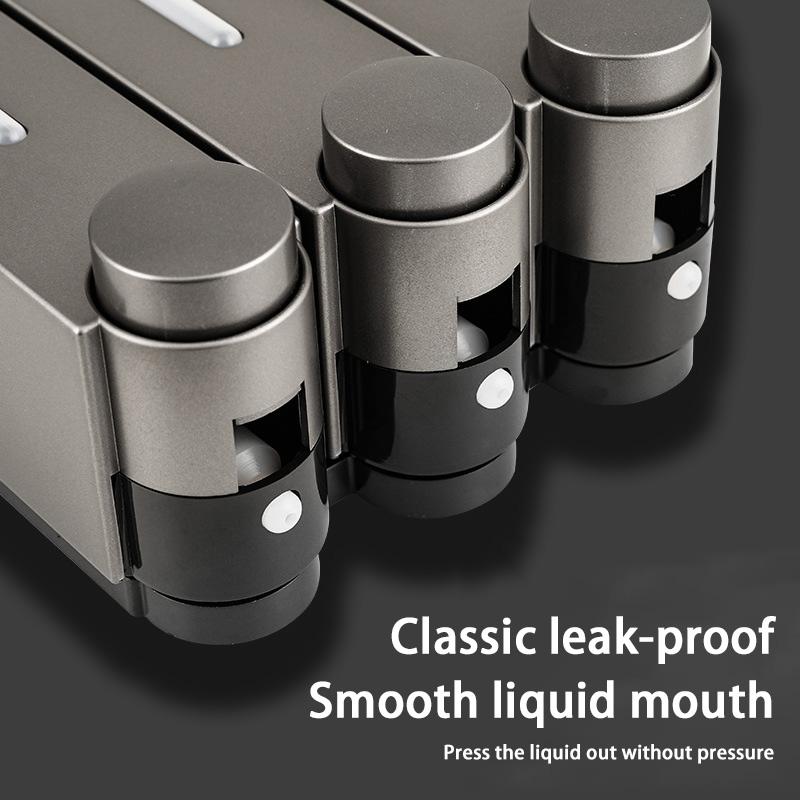 Ручной дозатор мыла Настенный дозатор геля для рук с гвоздями Контейнеры для жидкости Ванная комната Отель Душ Дозатор жидкого шампуня